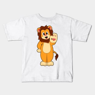 Lion with Mane Kids T-Shirt